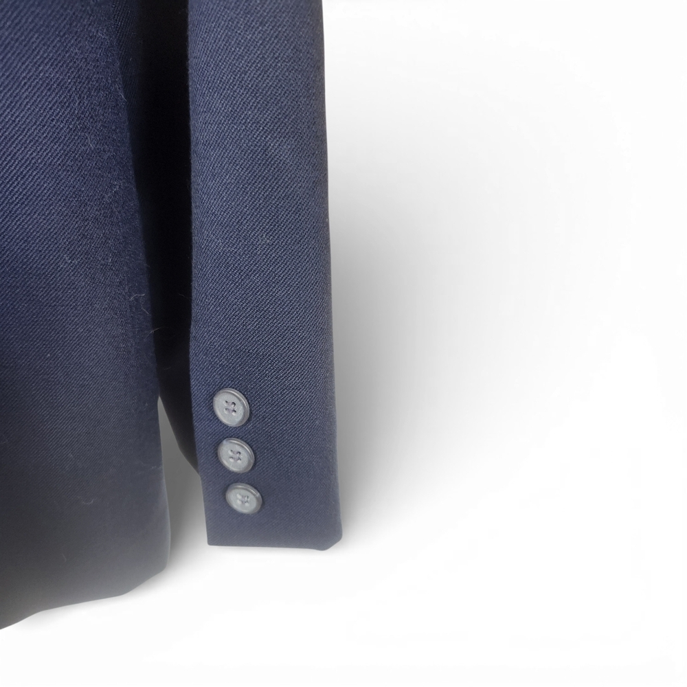 Euc Pendleton Women's Navy Single-Button Blazer - image 3